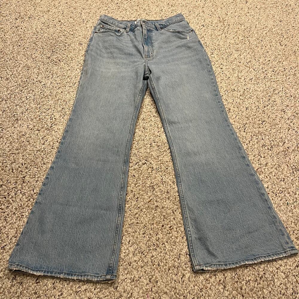 Abercrombie & Fitch Blue Flare Jeans
